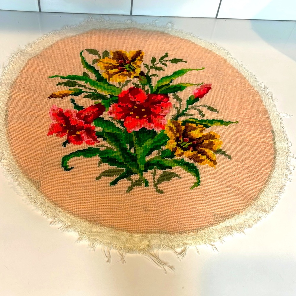 Cross stitch panel
